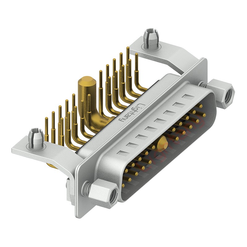 21W1公PCB弯插板/铆支架10.8/大电流40A