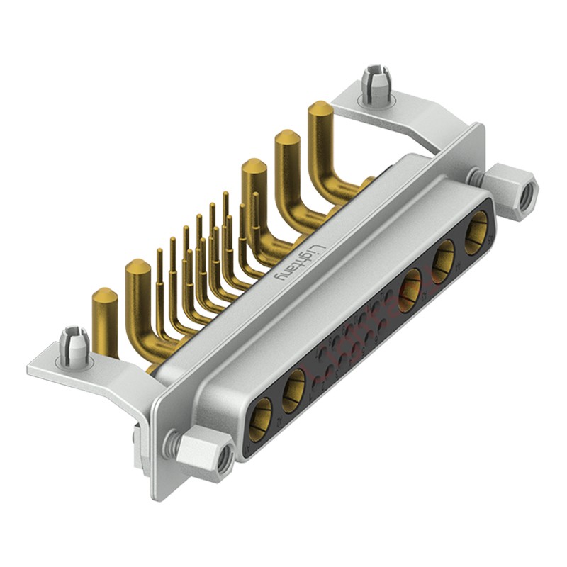 17W5母PCB弯插板/铆支架10.8/大电流20A