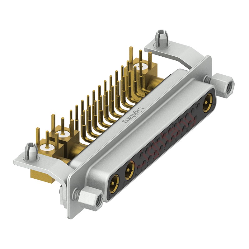 25W3母PCB弯插板/铆支架11.6/射频同轴50欧姆