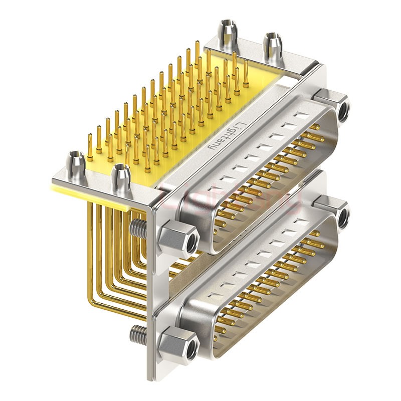 DR25 公对公 间距19.05车针双胞胎 D-SUB连接器