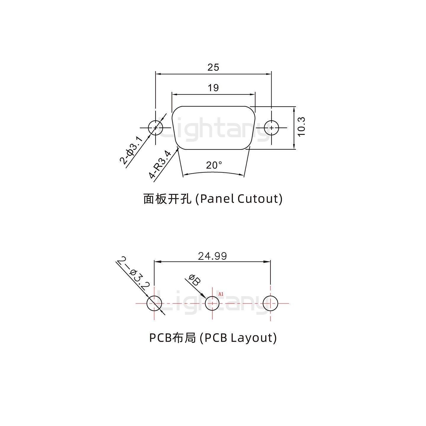 防水1W1公直插板/铆鱼叉/锁螺丝/大电流40A