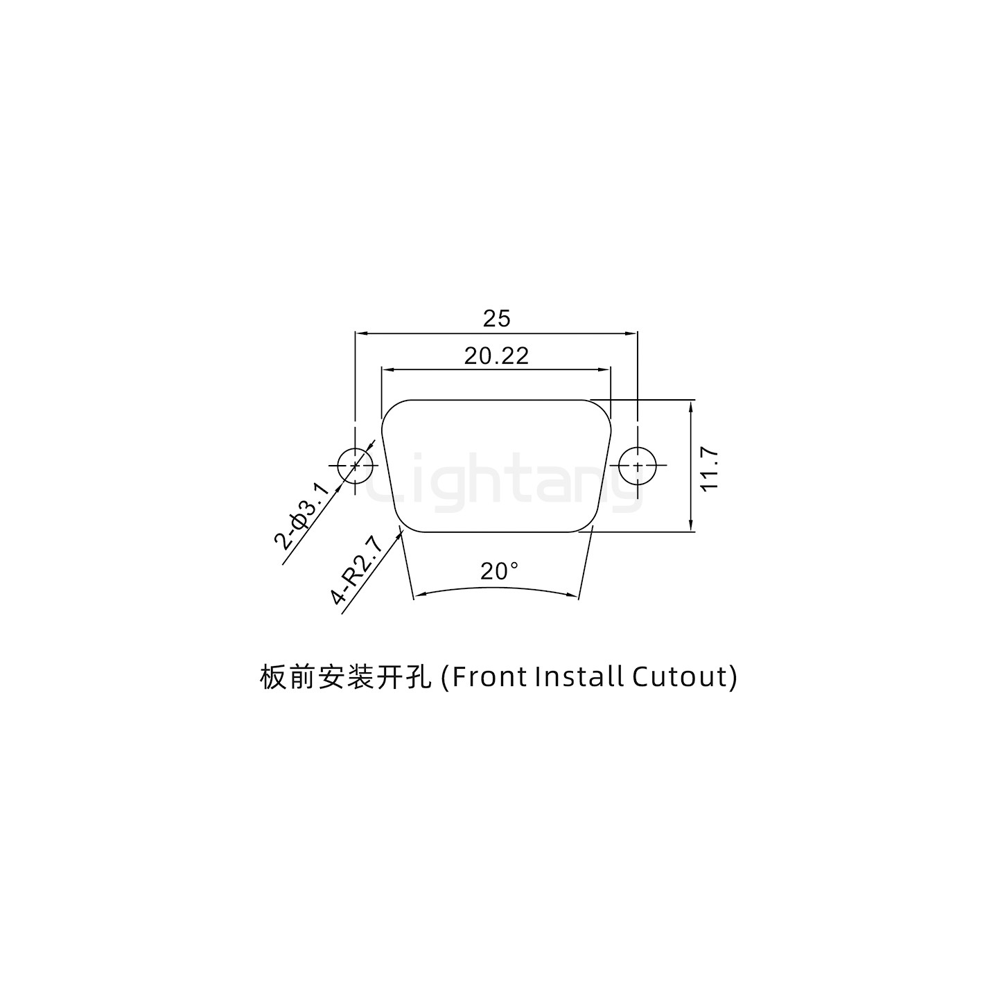 防水2W2公焊线式/锁螺丝/射频同轴50欧姆