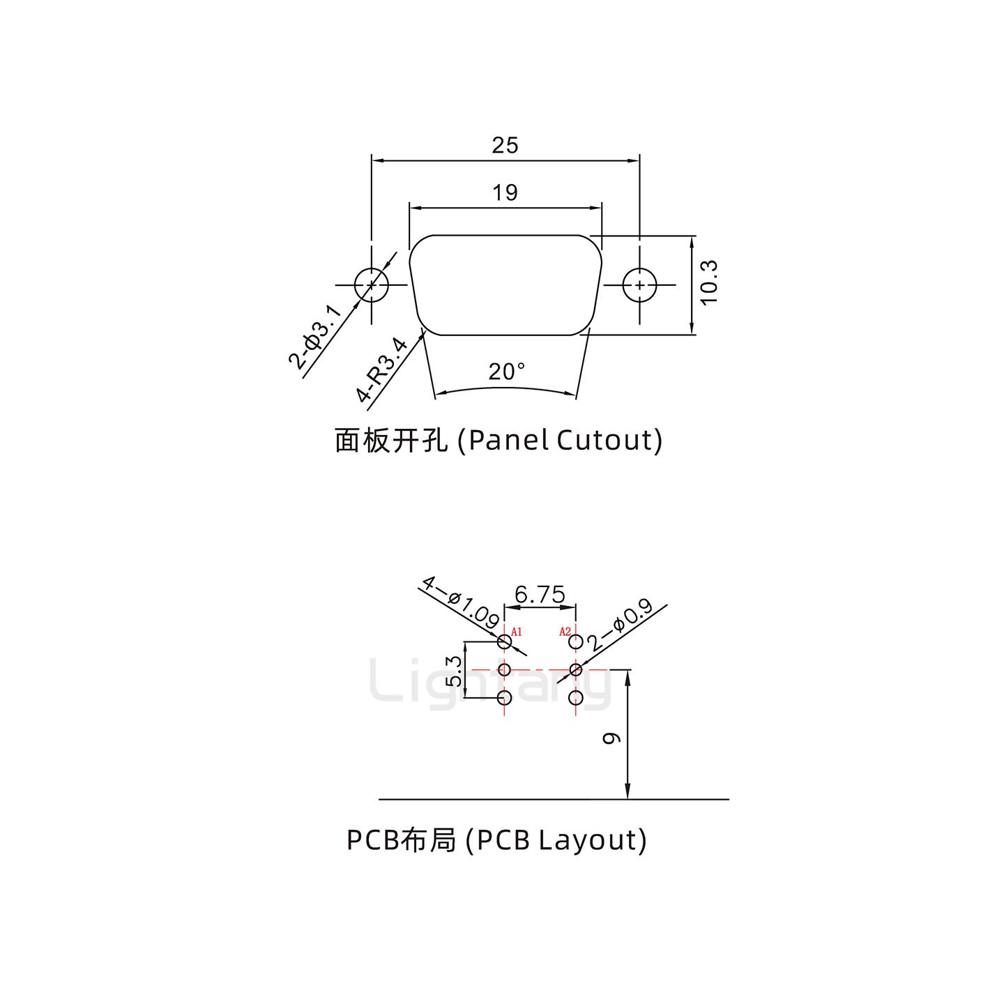 防水2W2公弯插板/锁螺丝/射频同轴50欧姆