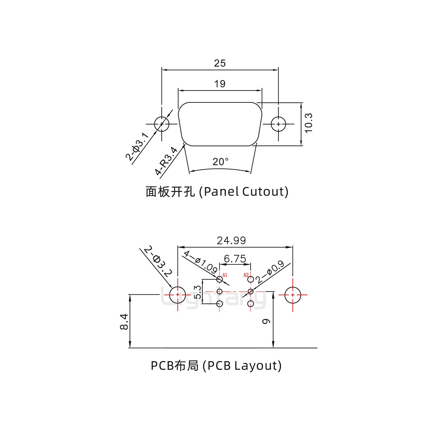 防水2W2公弯插板/铆支架/锁螺丝/射频同轴50欧姆