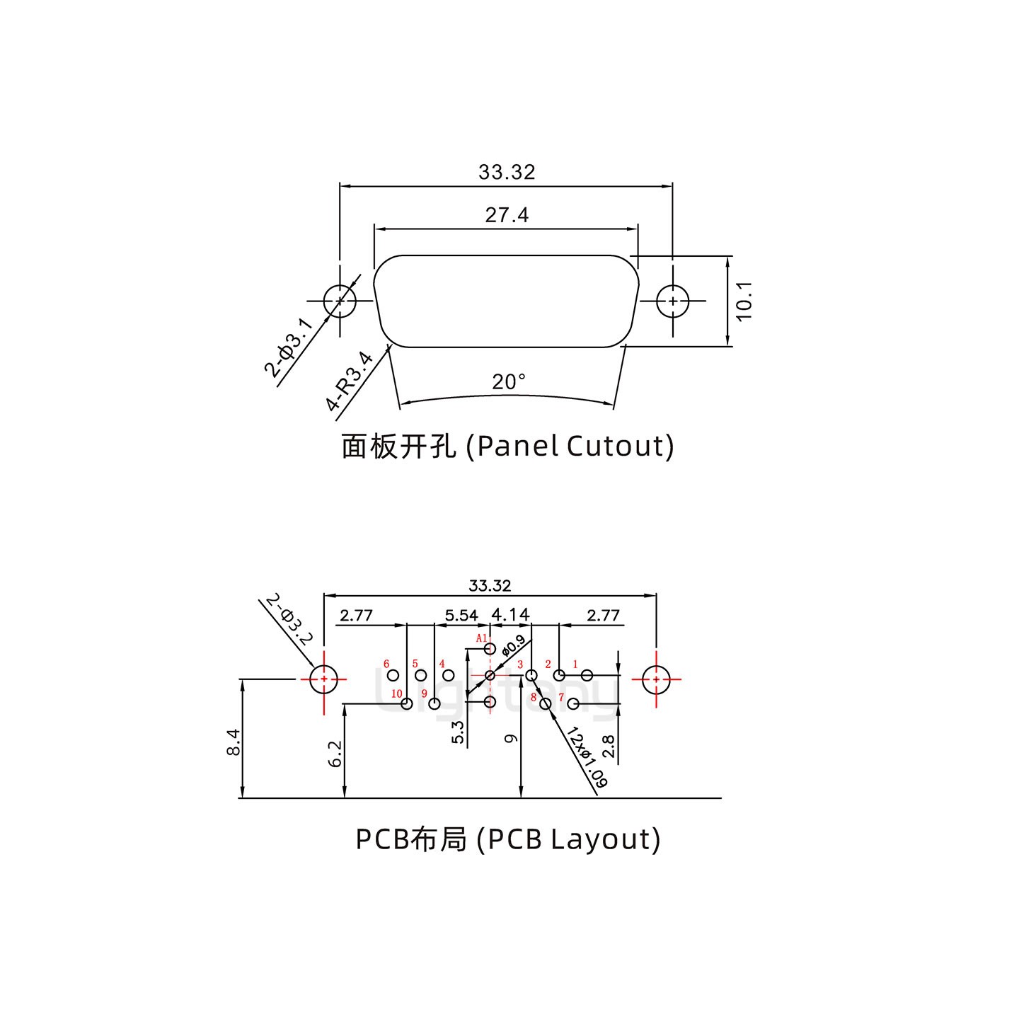 防水11W1母弯插板/铆支架/锁螺丝/射频同轴50欧姆