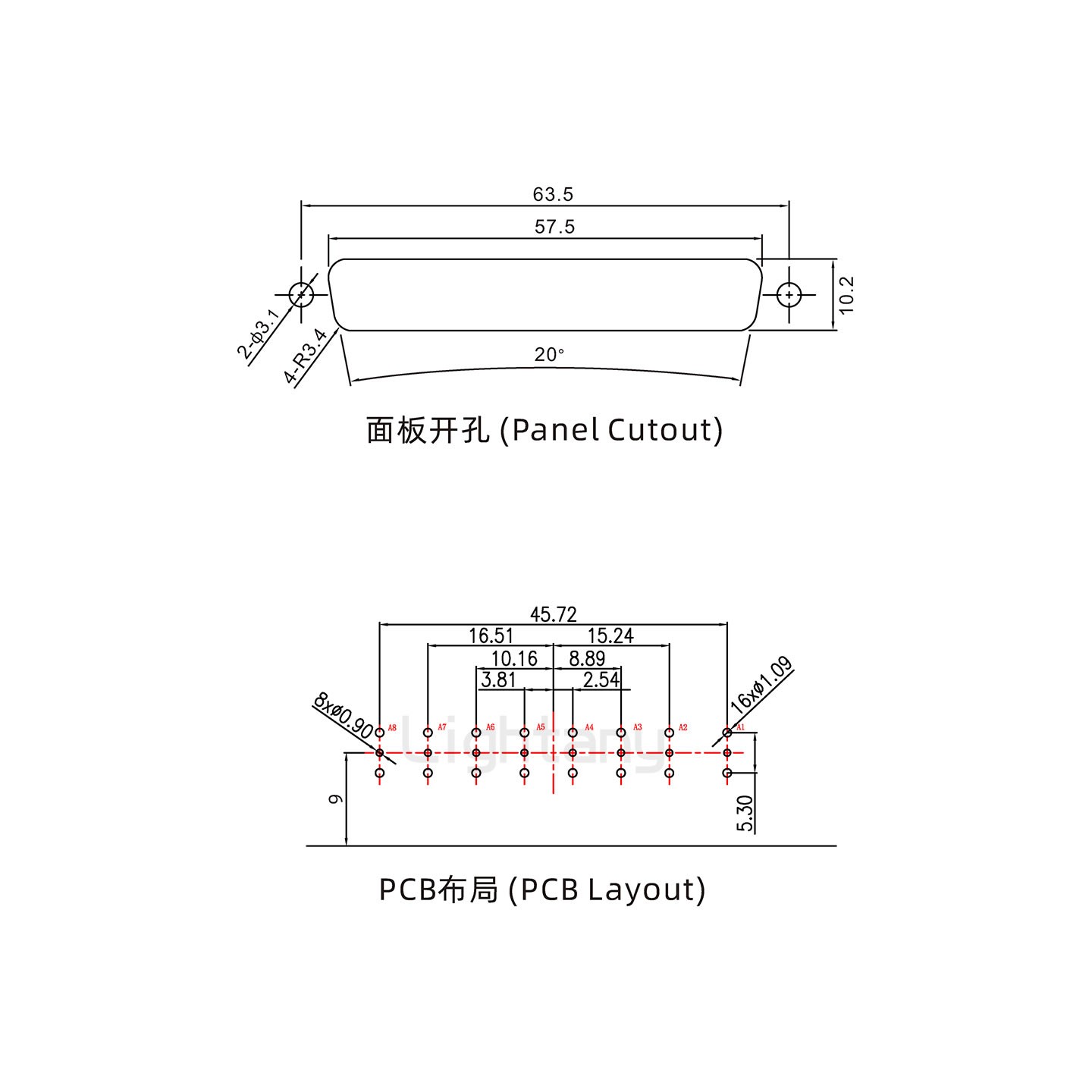 防水8W8母弯插板/锁螺丝/射频同轴50欧姆