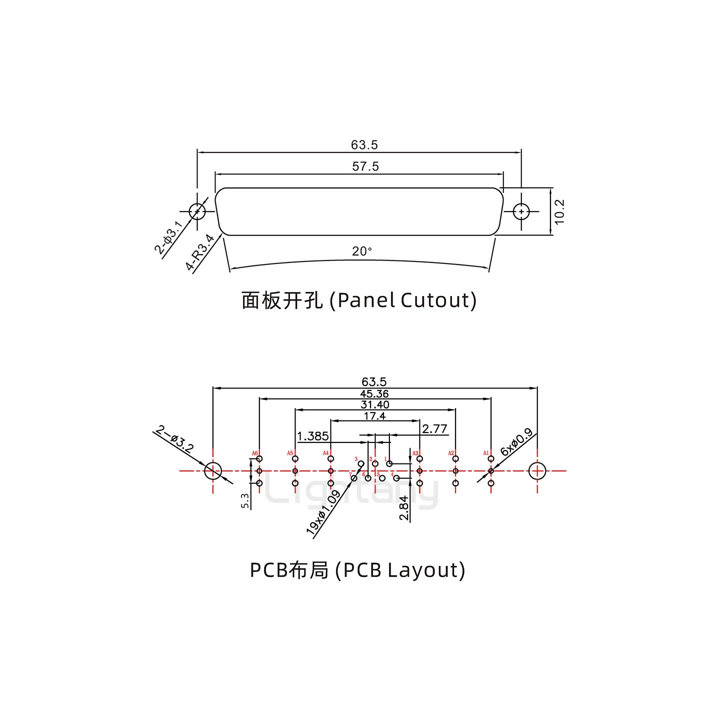 防水13W6A母直插板/铆鱼叉/锁螺丝/射频同轴50欧姆