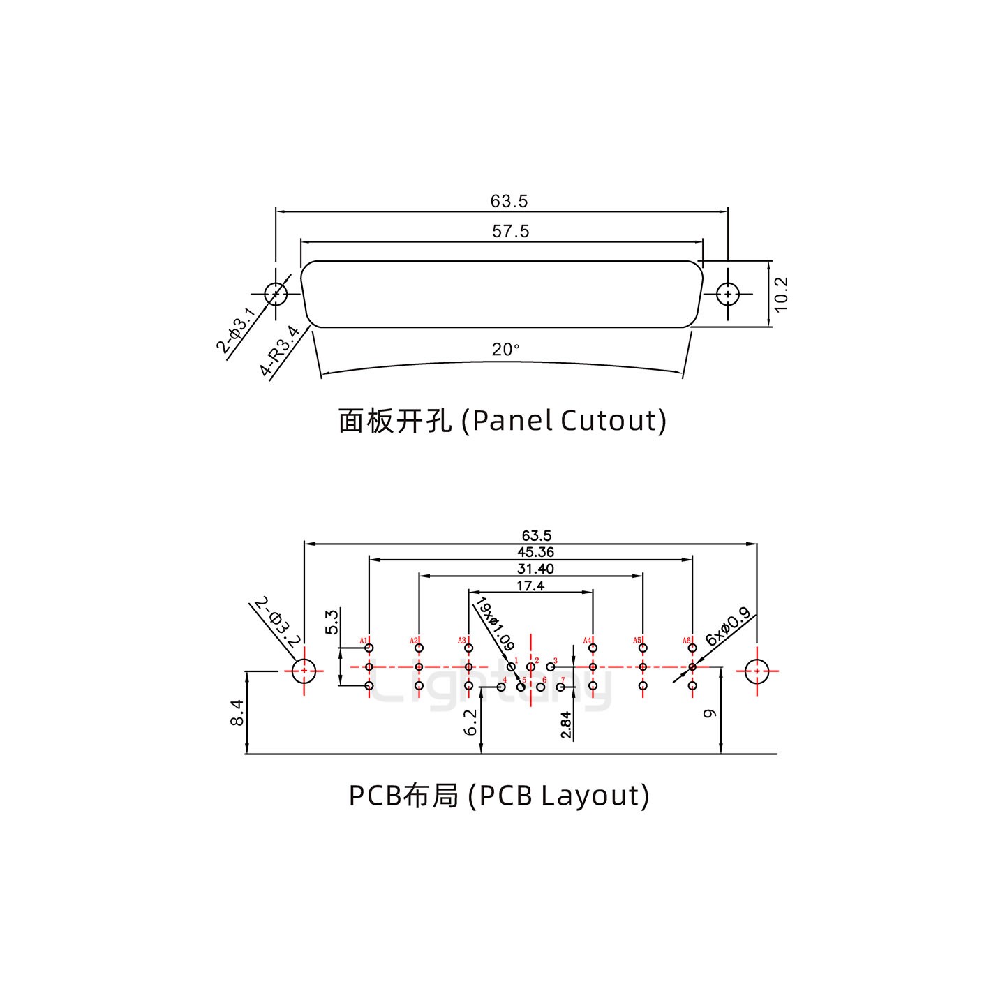 防水13W6A公弯插板/铆支架/锁螺丝/射频同轴50欧姆