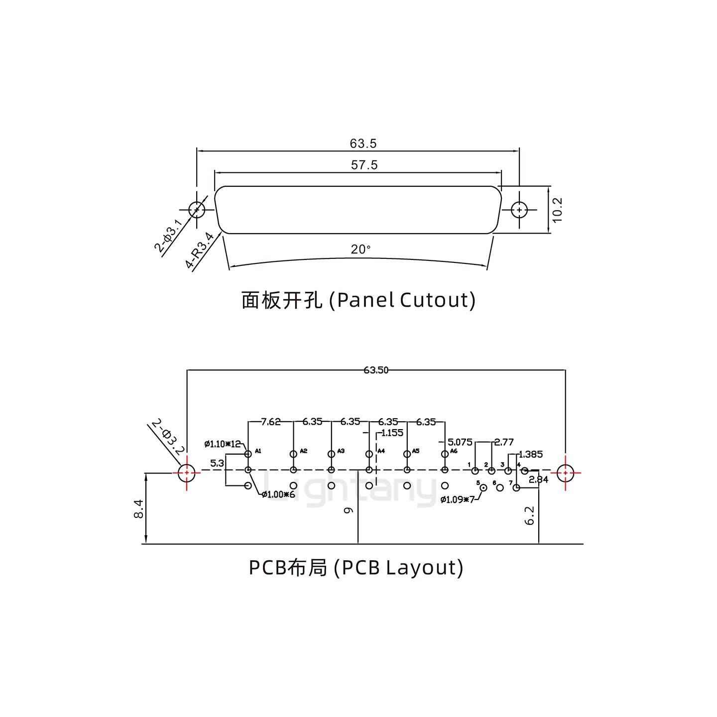 防水13W6B公弯插板/铆支架/锁螺丝/射频同轴50欧姆