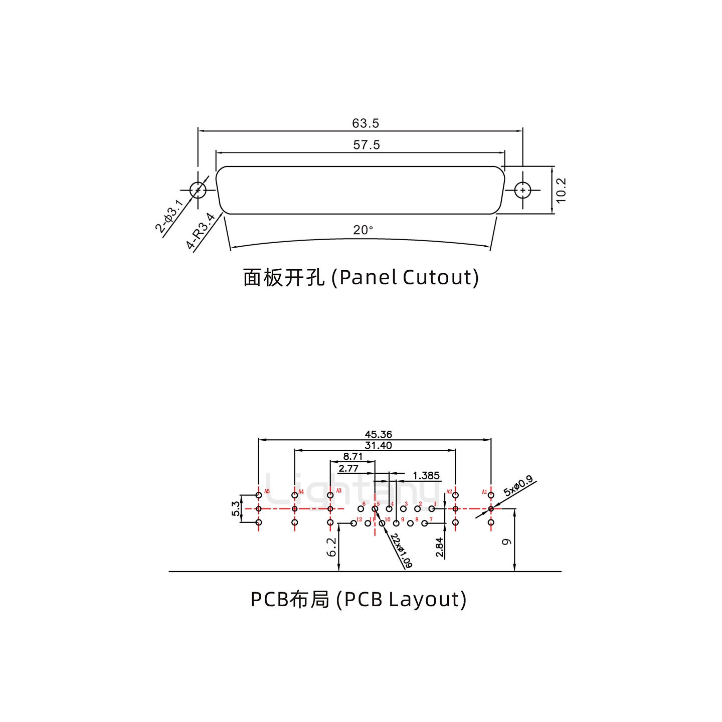 防水17W5母弯插板/铆支架/锁螺丝/射频同轴50欧姆