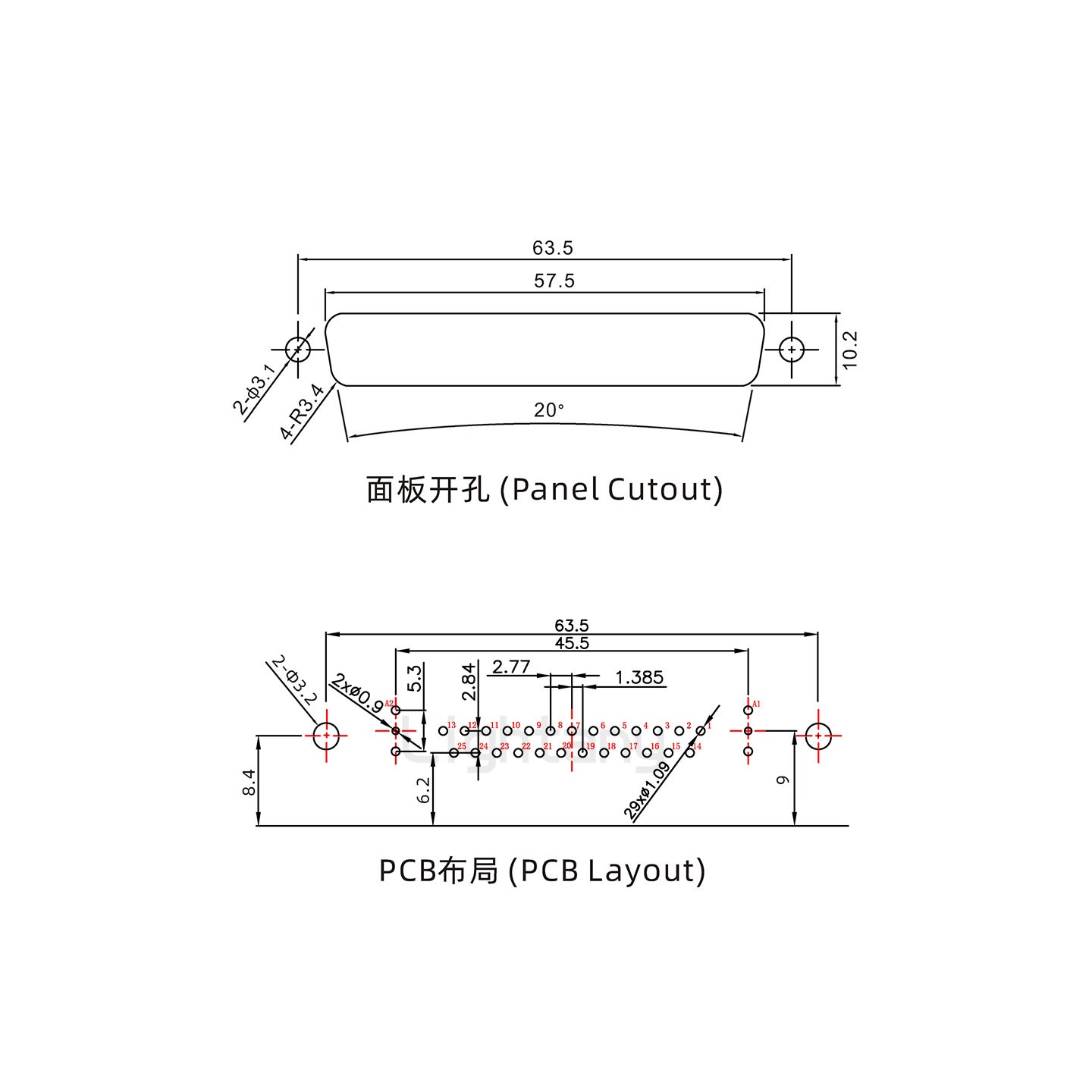 防水27W2母弯插板/铆支架/锁螺丝/射频同轴50欧姆