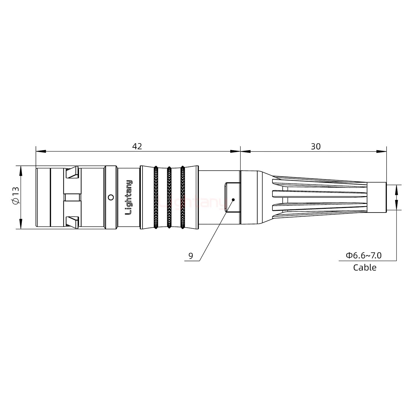 FGG.1K.004.CLAK70推拉自锁直式插头