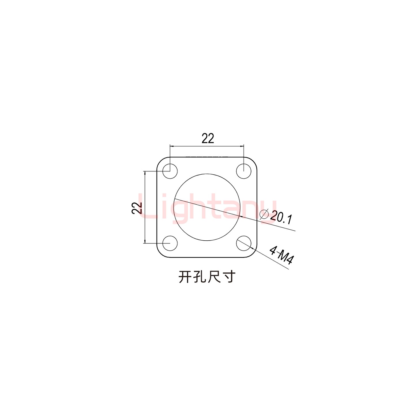 LTC1020BS-M1YL铜排螺纹穿墙插座 100/150/200A 橘黄