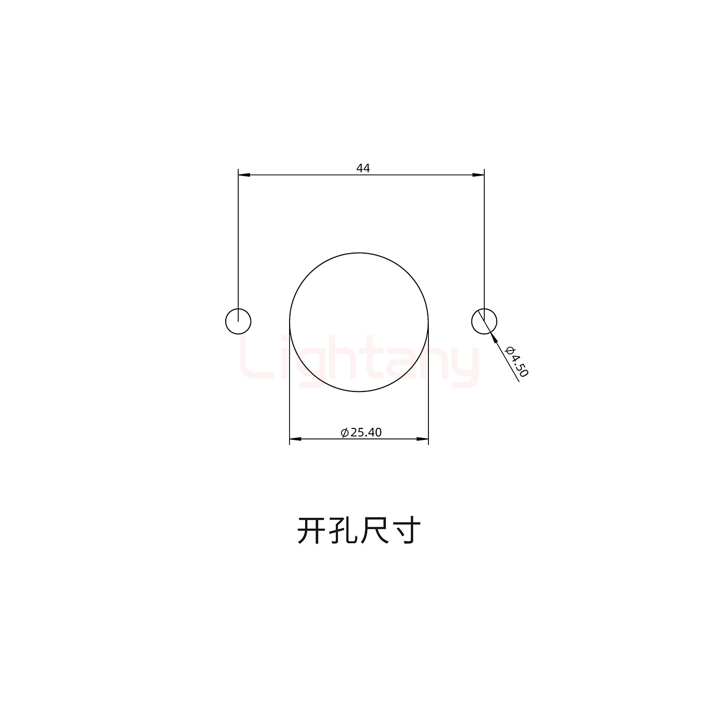 内螺纹穿墙插座 500A 黑色