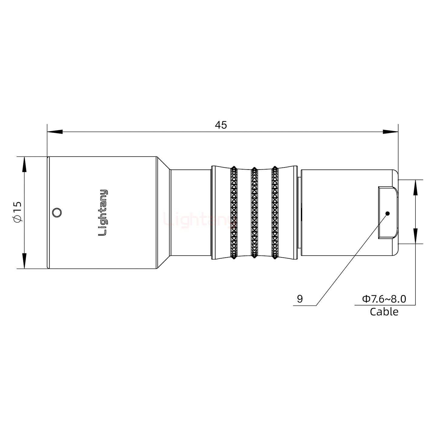 FHG.1K.002.CLAK80推拉自锁弯式插头