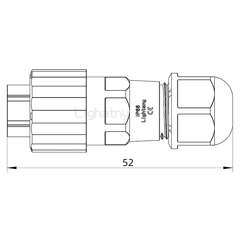 SD13TPJ01直式插头