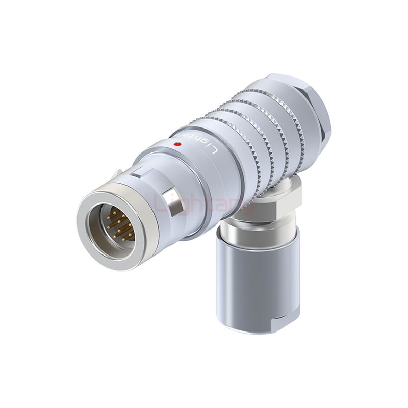 FHG.1K.010.CLAC50推拉自锁弯式插头